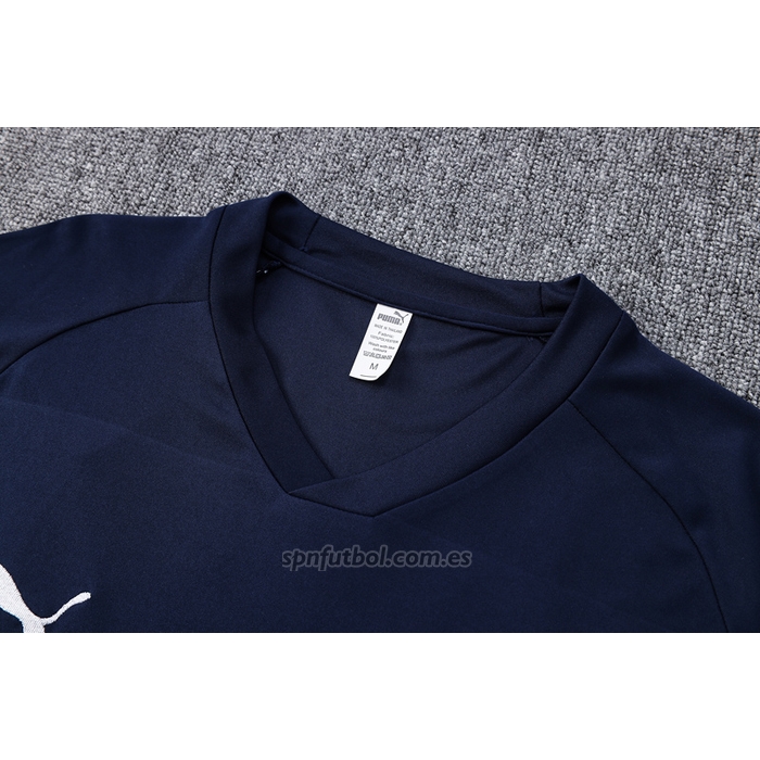 Chandal del Olympique Marsella Manga Corta 2022-2023 Azul